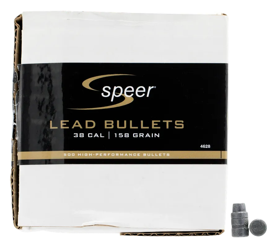 Speer 4628 .38 Cal 158gr LSWCHP Ammo - 500 Rounds