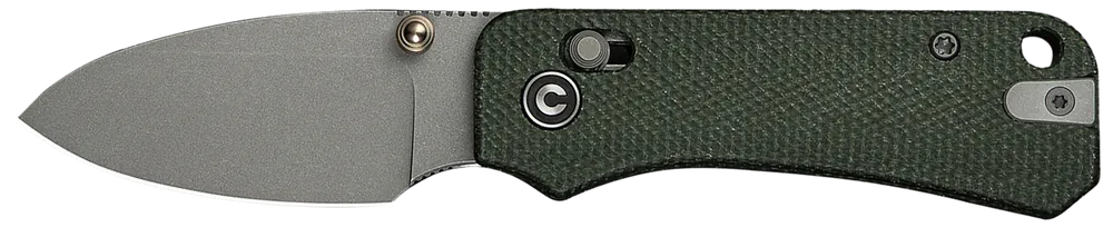 Civivi Baby Banter 2 Folding Knife with Green Micarta Handle and Stonewashed Nitro-V Blade