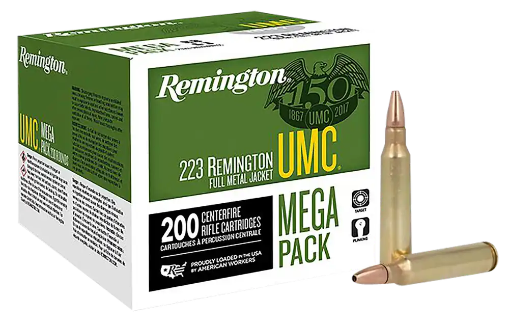 Remington UMC Mega Pack .223 Rem 45gr JHP - 200 Rounds/Box