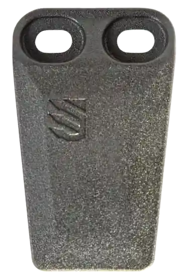 Blackhawk Stache Non-Tuckable Belt Clip, Black Polymer, 1.75" Screw Mount