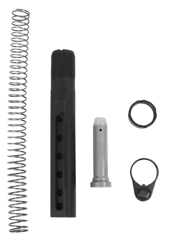 LBE Unlimited AR-15 6-Position Black Buffer Tube Kit