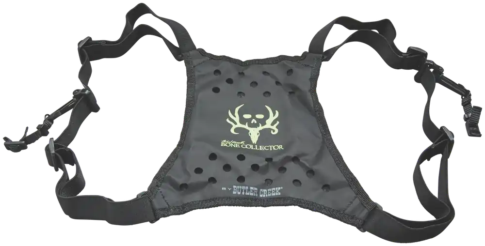 Butler Creek Bino Caddy Deluxe with Bone Collector Logo - Black Canvas