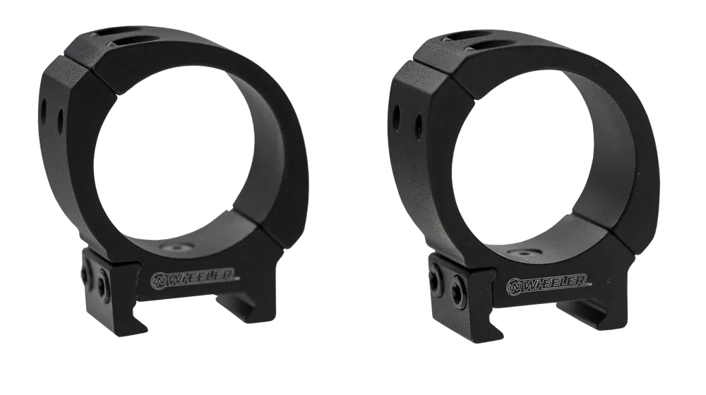Wheeler 1133755 Black 34mm High Sporter Scope Rings