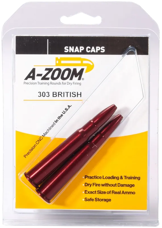 A-Zoom 12226 Rifle Snap Cap .303 British 2-Pack