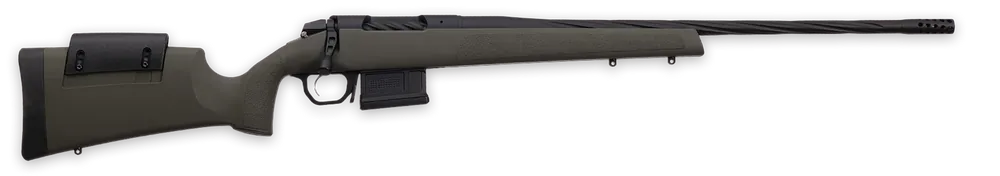 Weatherby 3WRXP300NR8B 307 Range XP 300 Win Mag Rifle with 26" Fluted Barrel and OD Green Synthetic Stock