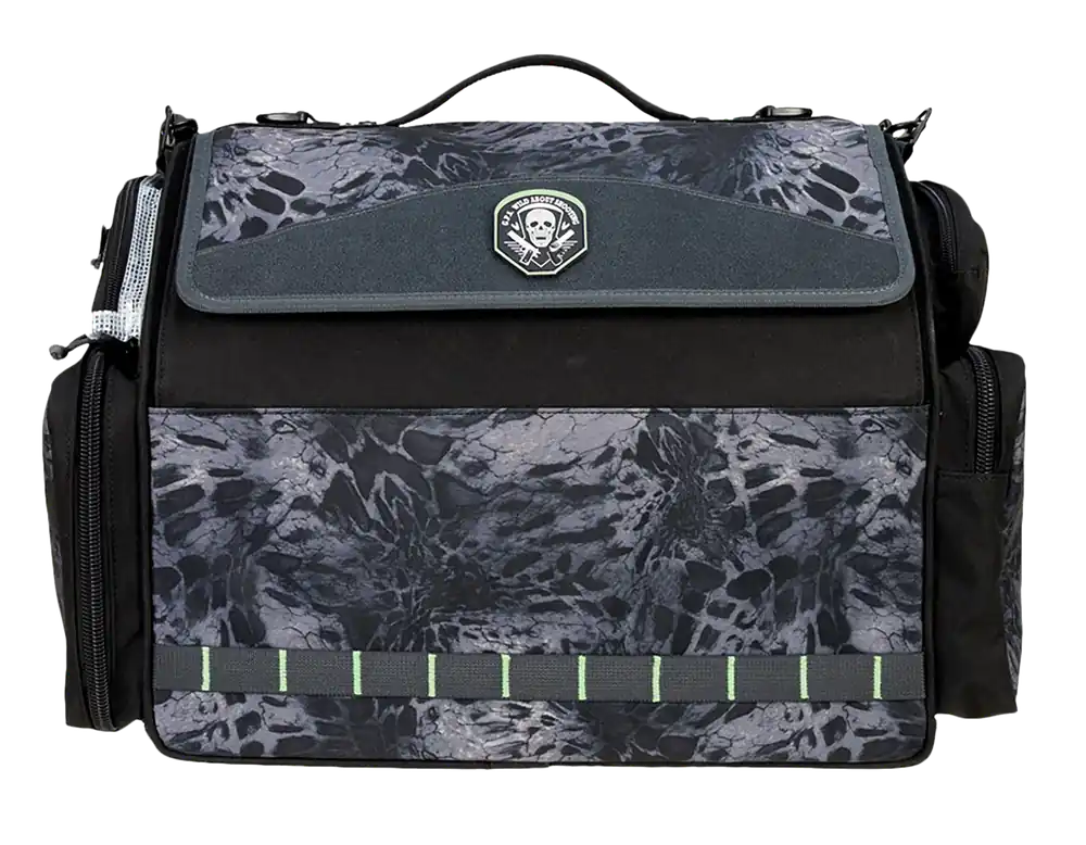 GPS 1955BRN Barn PRYM1 Blackout Handgun Bag for 8 Firearms