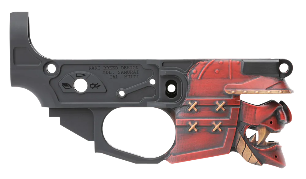 Spikes STLB630-PH Samurai AR-15 Lower Receiver Multi-Caliber 7075-T6 Aluminum Black Anodized