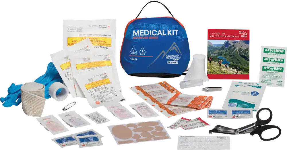 Mountain Hiker Medical Kit: Water-Resistant First Aid for Injuries & Illnesses
