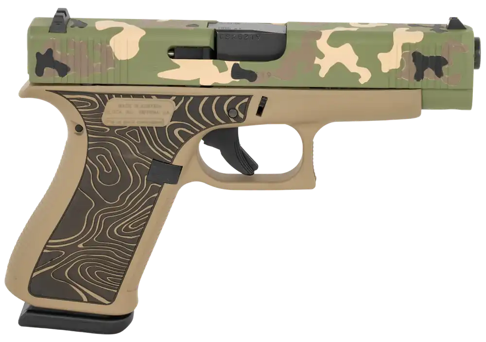 Glock G48 Gen5 Slim Compact 9mm Luger 10+1 Black Pistol with Beavertail