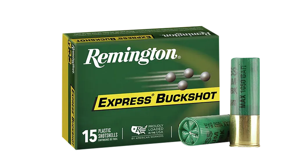 Remington Express 12 Gauge 00 Buckshot - 15 Rounds per Box