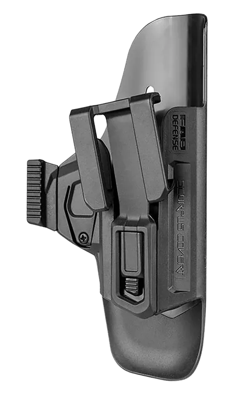 FAB Defense SCCG9B Scorpus Covert IWB Holster for Glock 17/19/23/32, Right Hand, Black Polymer, 1.50-1.75" Belt Clip