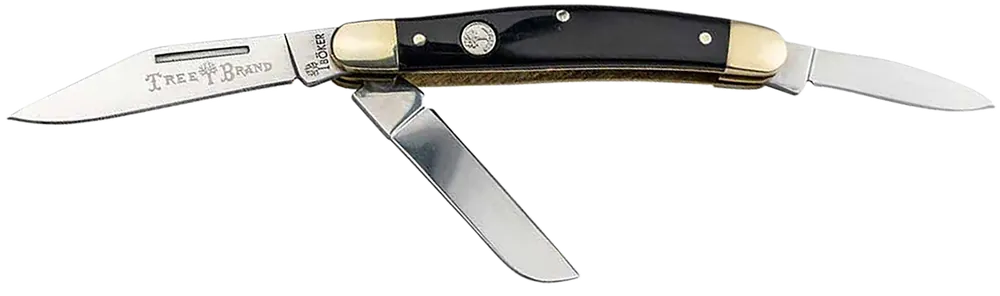 Boker 110857 Stockman Knife with D2 Steel Blades and Brown Jigged Bone Handle