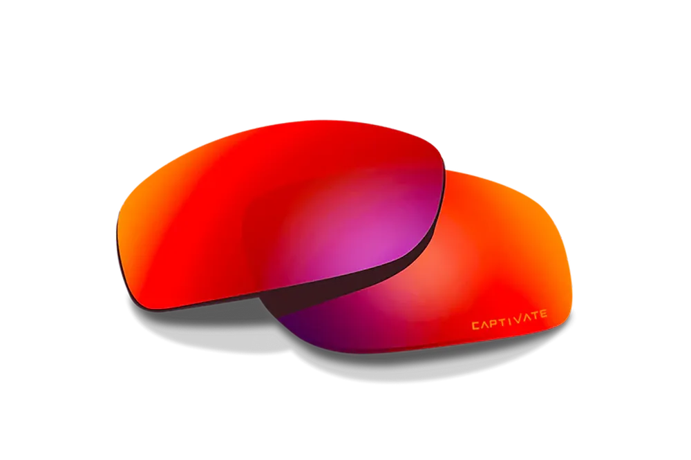 Wiley X P-17RM Twisted Red Mirror Polycarbonate Lens