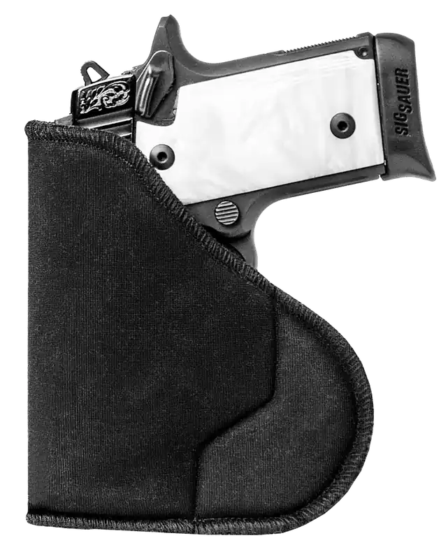 Sentry HexGrip IWB Black Nylon Holster for Medium Frame Auto .32/.380, 3-4" Barrel, Ambidextrous