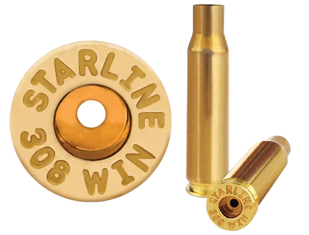 Starline Brass 308 Winchester Unprimed Rifle Cases - 50 Pack
