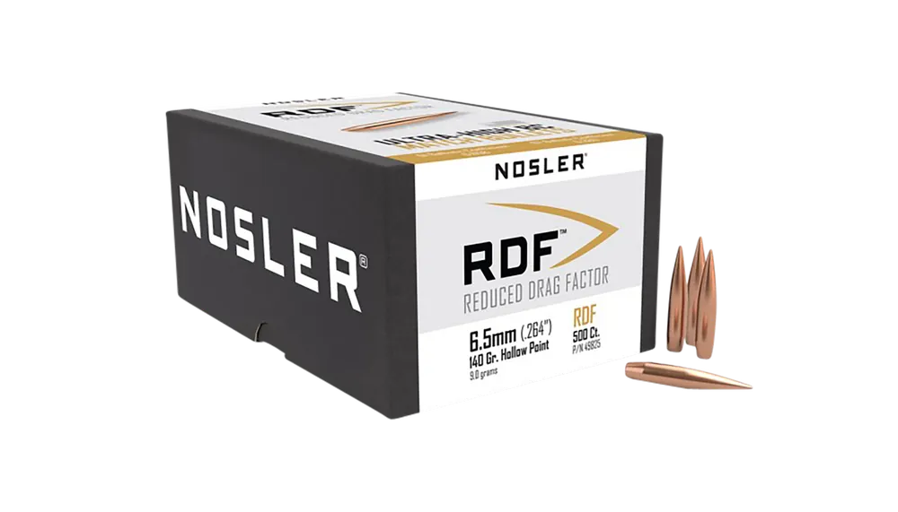 Nosler RDF Match 6.5 Creedmoor 140gr HPBT 500 Count