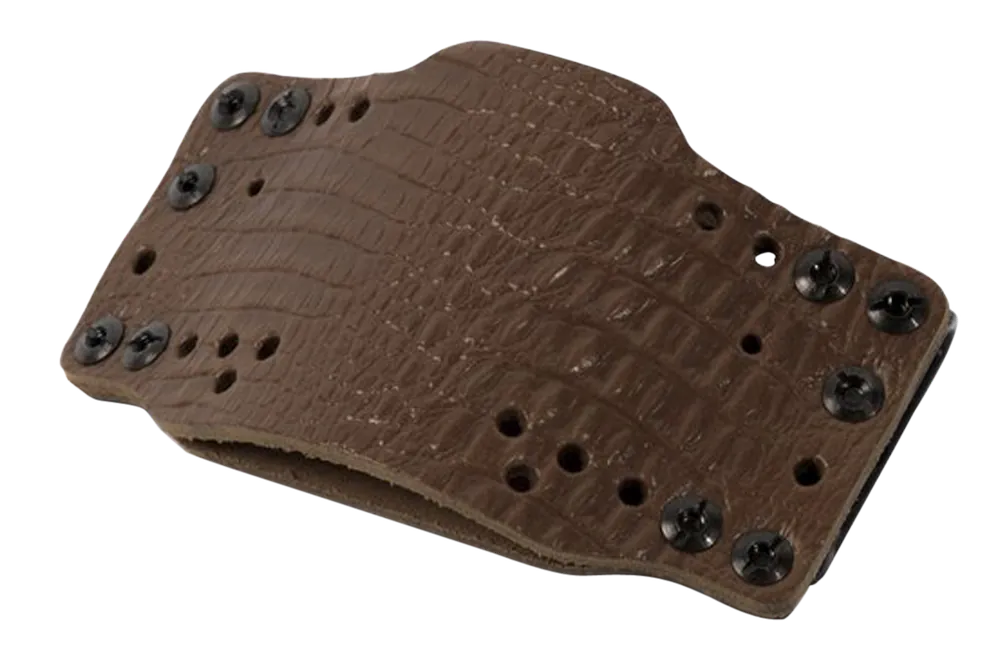 Limbsaver CrossTech Leather IWB/OWB Ambidextrous Belt Clip Holster - Dark Brown