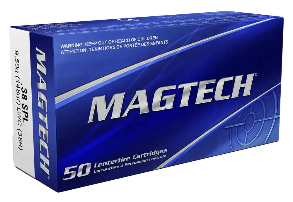 Magtech 38 Special 148gr Lead Wadcutter Ammo - 50 Rounds per Box