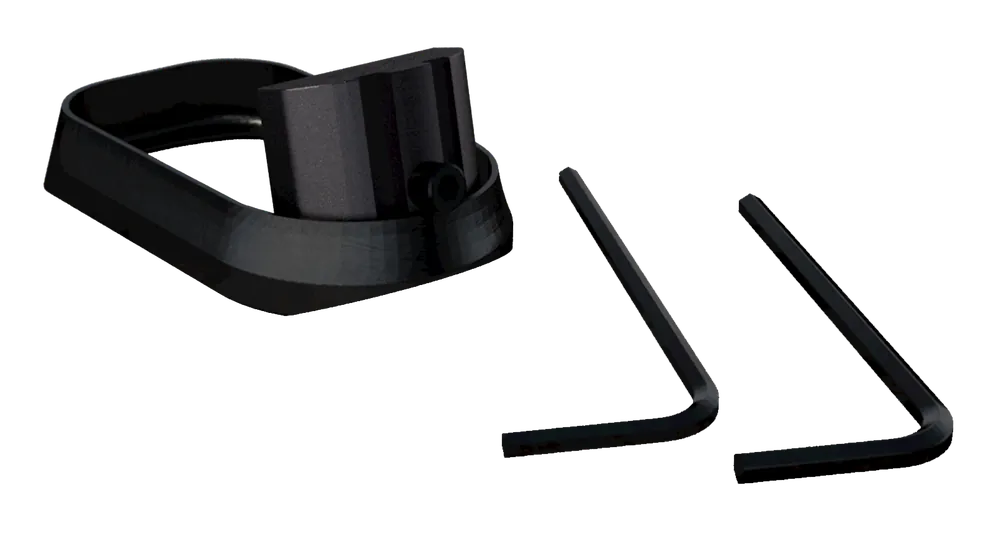 Rival Arms Aluminum Magwell for Glock 19 Gen4 - Anodized Black Finish