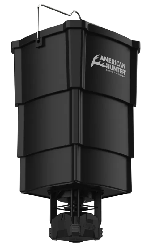American Hunter Nesting Hopper with Econ Feeder Kit, 16 Programs, 5 Gallon Capacity, Black