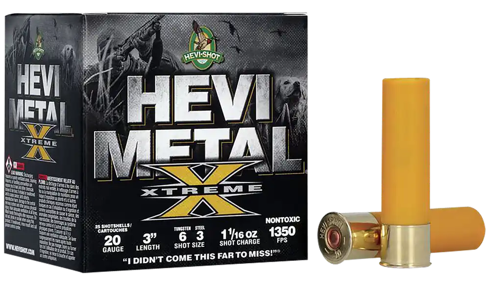 HEVI-Shot HS39206 20 Gauge 3" Steel/Tungsten Shot 25/Box