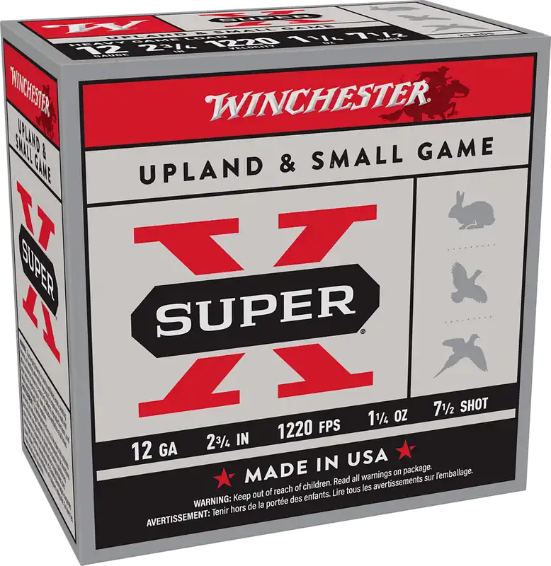 Winchester Ammo XU12SP7 Super X Heavy Game Load 12Gauge 2.75" 1 1/4oz 7.5Shot 25 Per Box/10 Case