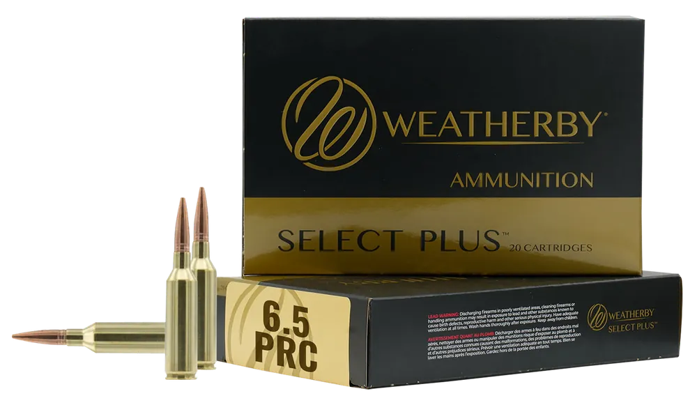 Weatherby Select Plus 6.5PRC 130gr Swift Scirocco Ammunition - 20 Rounds Per Box