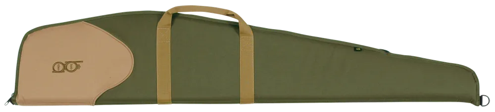 Bob Allen 44" Classic Rifle Case in Olive Green/Khaki with Foam Padding