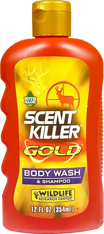 Wildlife Research Scent Killer Gold Odor Eliminator Body Wash/Shampoo 12 oz
