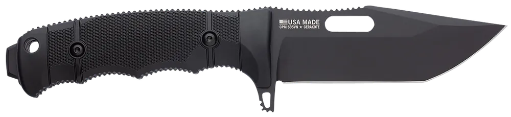SOG Seal FX 4.3" Fixed Tanto Blade with Black Cerakote Finish and Sheath