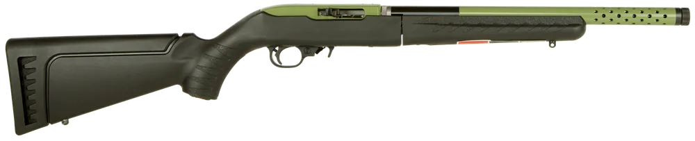 Ruger 10/22 Takedown Lite 22 LR Rifle - Green Barrel & Receiver, Black Stock