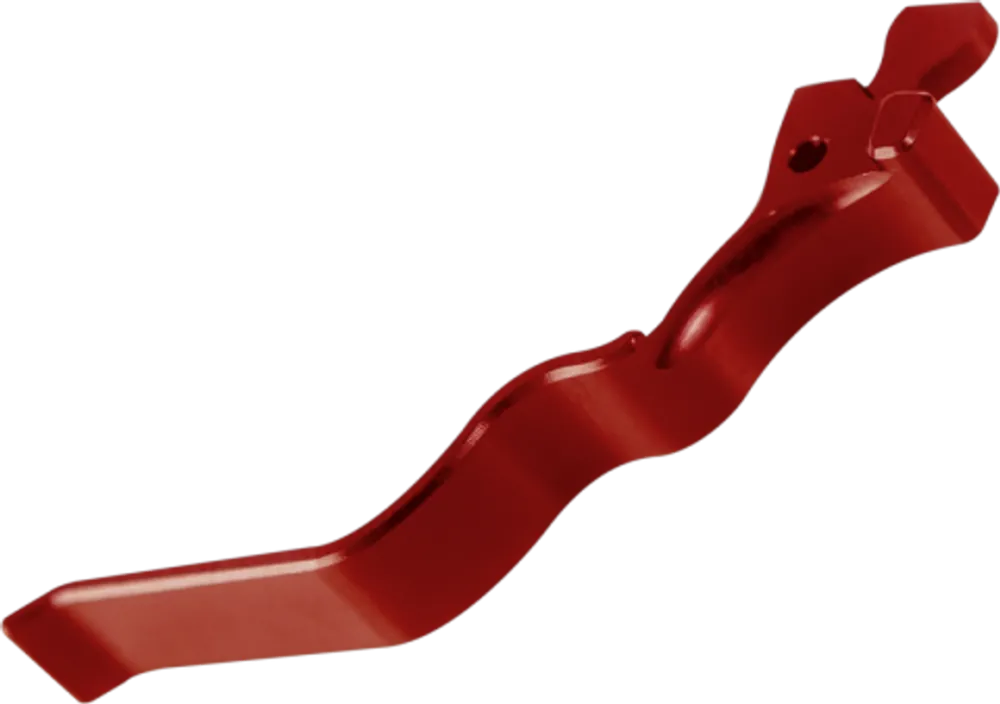 Timber Creek Outdoors Red Billet Aluminum Extended Magazine Release for Ruger 10/22EMRXLR