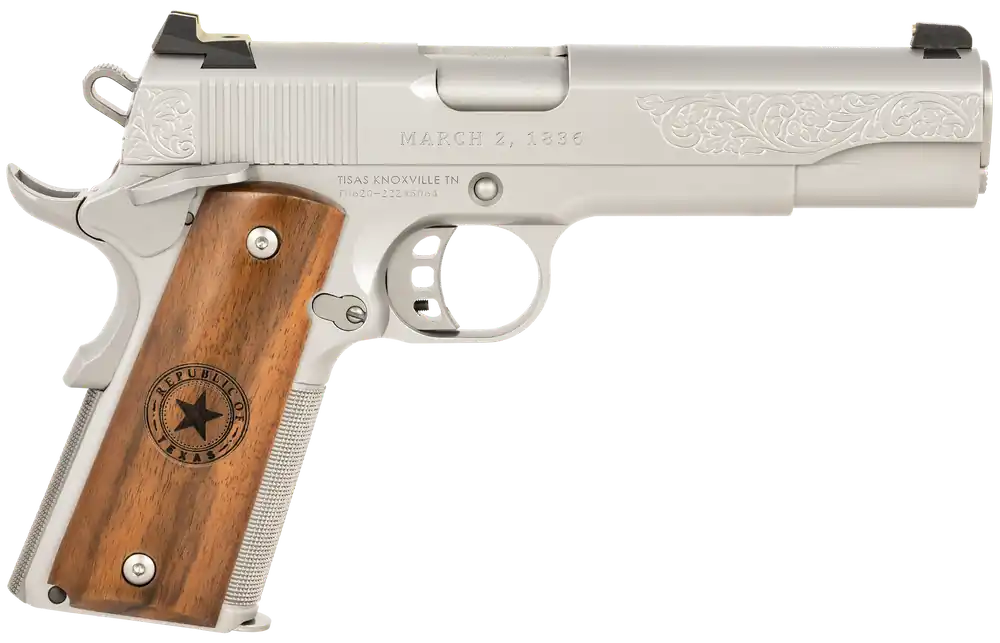 SDS 10100514 1911 Republic of Texas 45 5.00 Stainless Steel