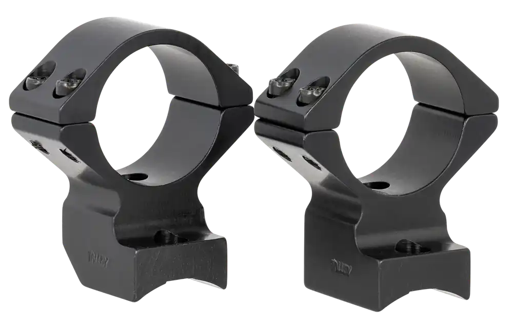 Lightweight Matte Black Aluminum 1" Scope Mount/Ring Combo for Barrett Fieldcraft with Picatinny Rail High Rings