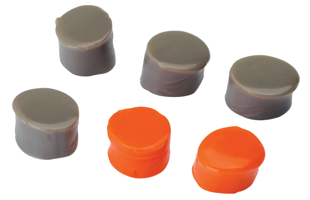Walker's Silicone Putty Earplugs 32 dB Noise Reduction, Flat Dark Earth/Orange, Adult 3 Pack