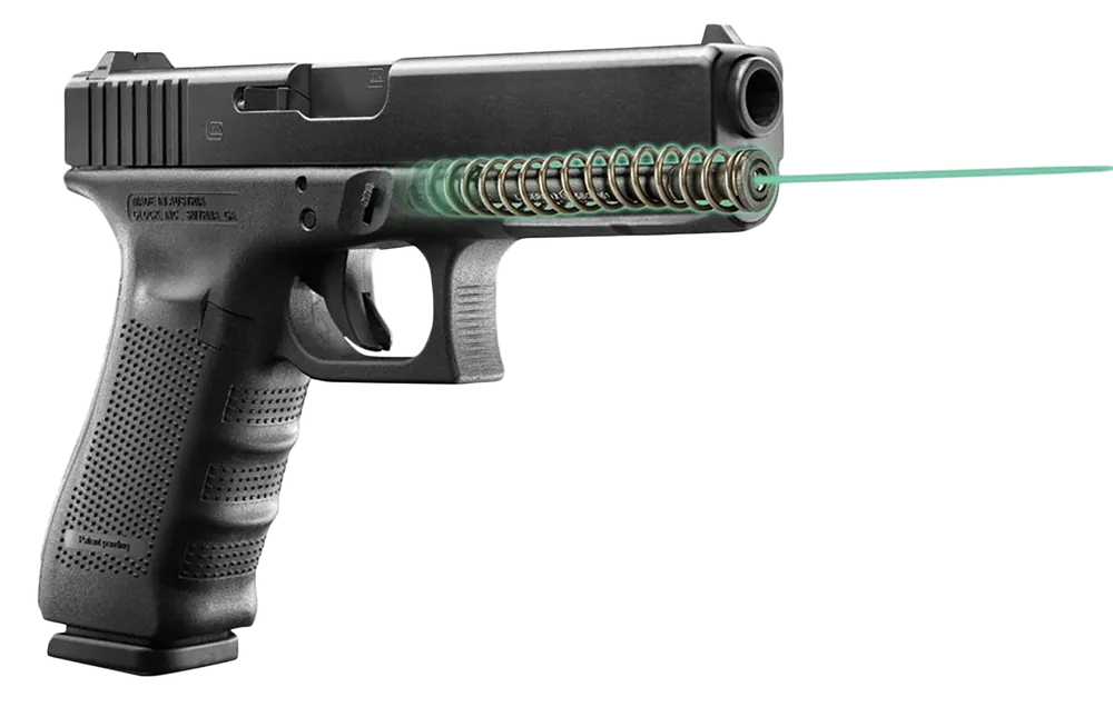 LaserMax LMSG417G Green Guide Rod Laser for Glock 17/34 Gen 4 - Black