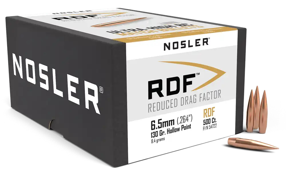Nosler RDF Match 6.5 Creedmoor 130gr HPBT 500 Rounds