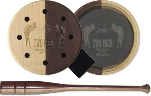 Two Face Glass Pot Turkey Call by Pittman Game Calls
