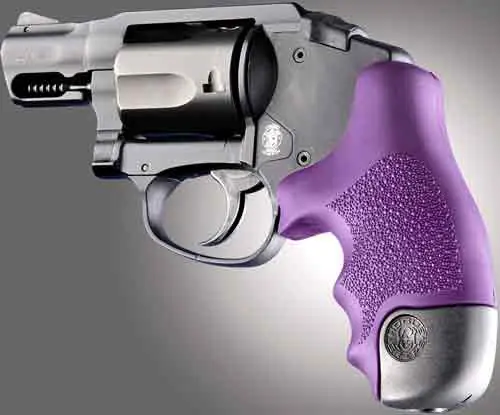 Hogue Purple Grips for S&W J Frame Revolver