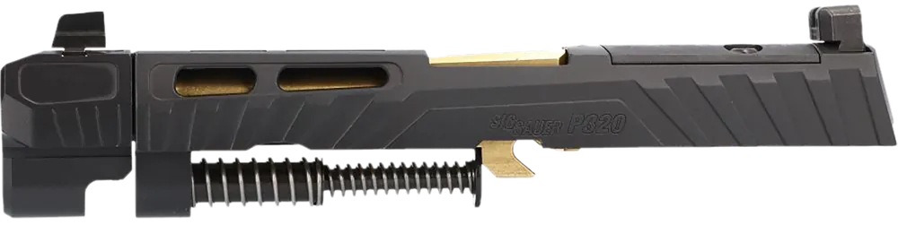 Sig Sauer P320 9mm Gold/Black Optic Ready Slide with XRAY3 Sights