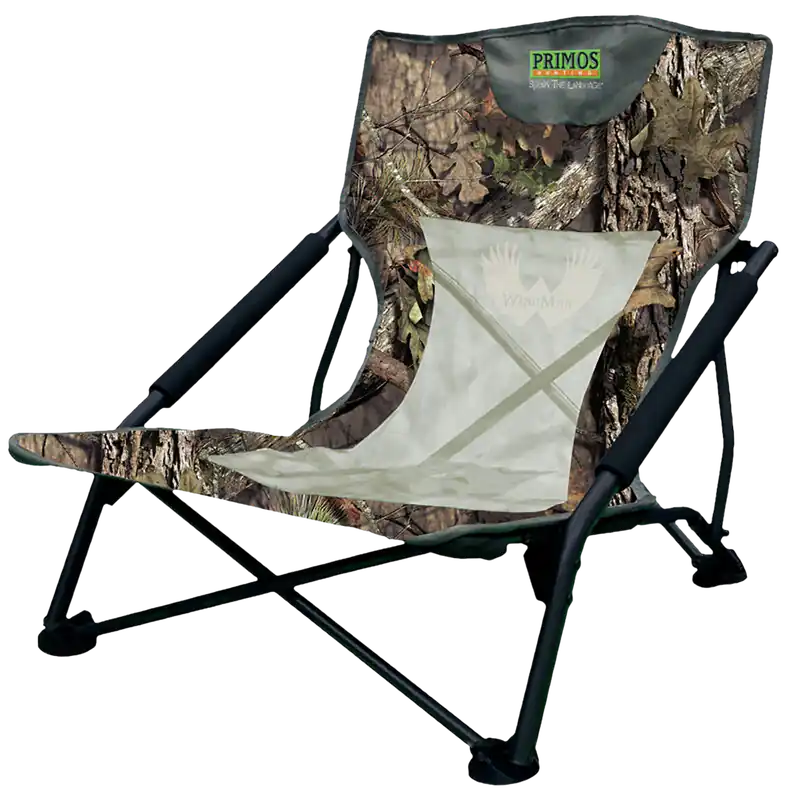 Primos PS6009 Wingman Turkey Chair - Mossy Oak Camo, 300 lbs Capacity, Shoulder Strap