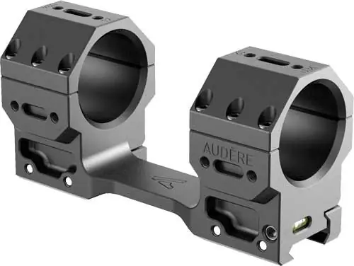 34mm High 20MOA Black Audere Scope Mount Adversus