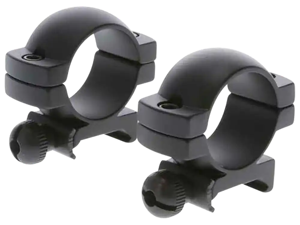 TruGlo TGTG8960B1 1" Medium Matte Black Lightweight Scope Rings