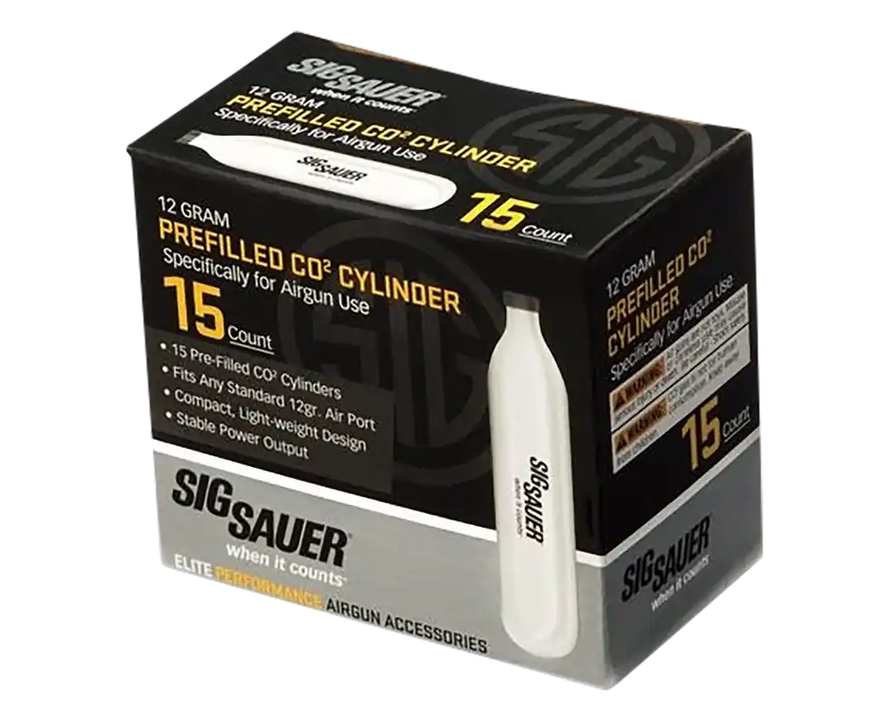Sig Sauer Airguns 12g CO2 Cylinders - Pack of 15
