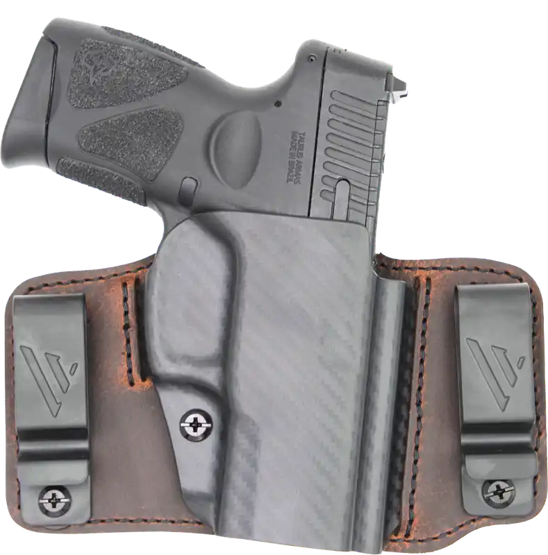 Versacarry INS201365 Insurgent Deluxe IWB/OWB Holster for Sig P365 - Right Hand, Brown Polymer Clip
