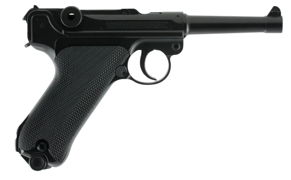 Umarex Legends P.08 CO2 BB Gun with Black Polymer Grips