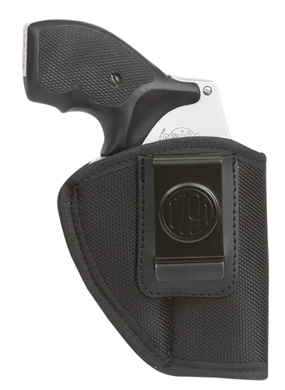 1791 Gunleather Premium Nylon IWB Holster, Size 02, Black, Left Handed Belt Clip