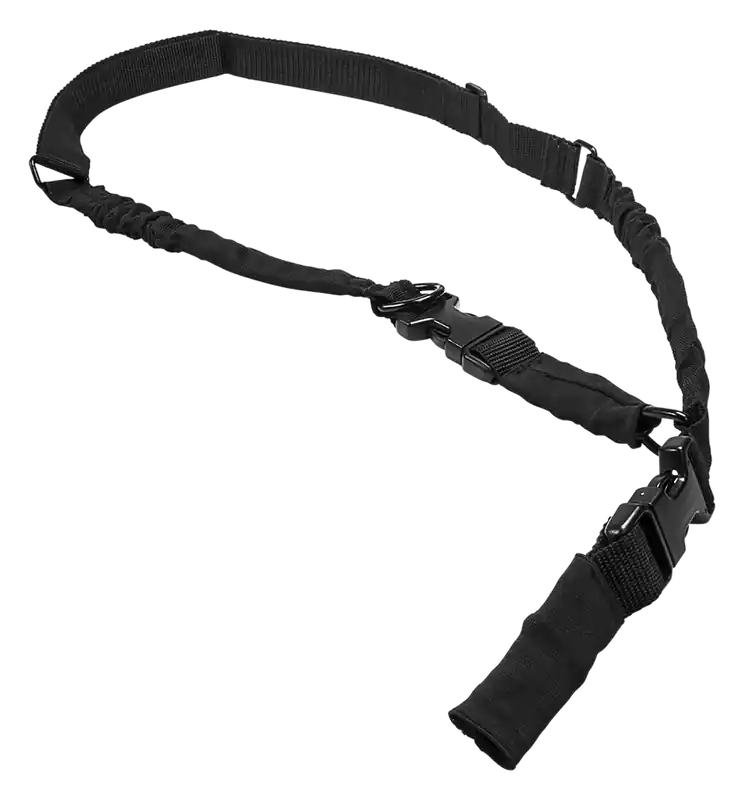 NcStar AARS21PB Adjustable Bungee Sling, 2 to 1 Point, Black, 55"-72" OAL