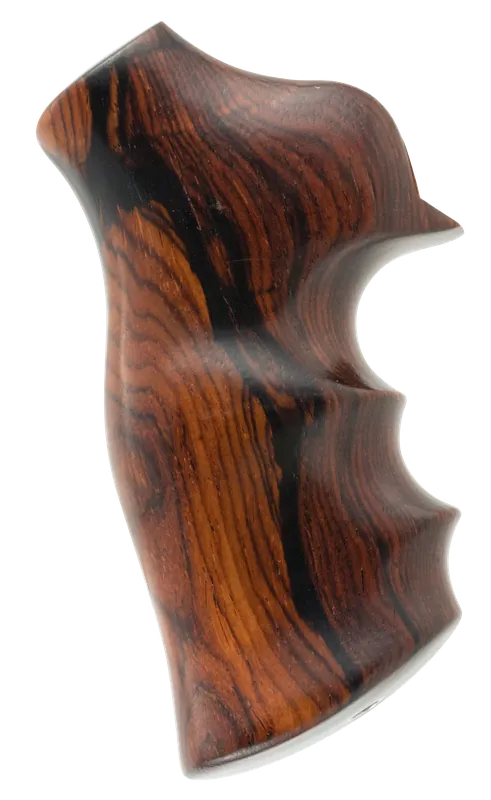 Hogue 80800 Cocobolo Hardwood Grip with Finger Grooves for Ruger GP100/Super Redhawk
