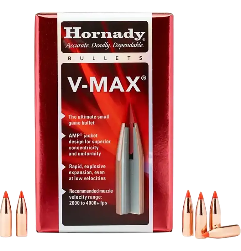 Hornady V-Max 6.8mm .277 110gr Bullets - 100 Box/25 Case